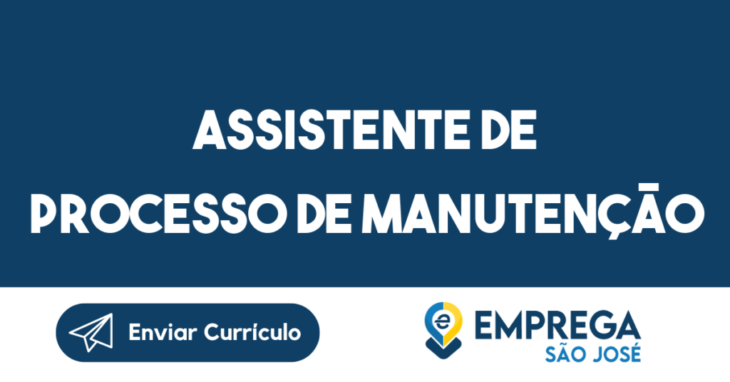 Assistente De Processo De Manutenção -Jacarei - Sp 1