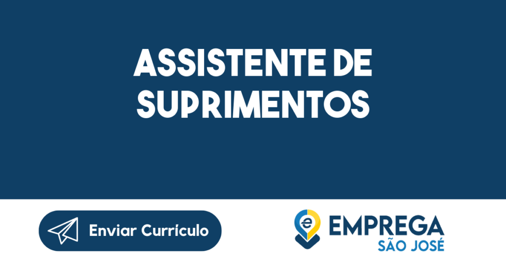 Assistente De Suprimentos-São José Dos Campos - Sp 1