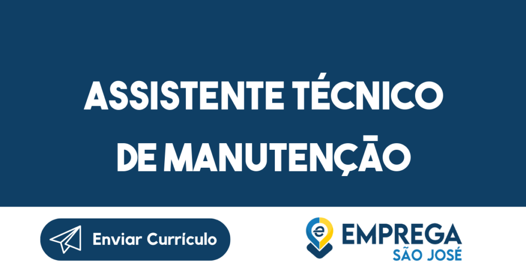 Assistente Técnico De Manutenção-São José Dos Campos - Sp 1