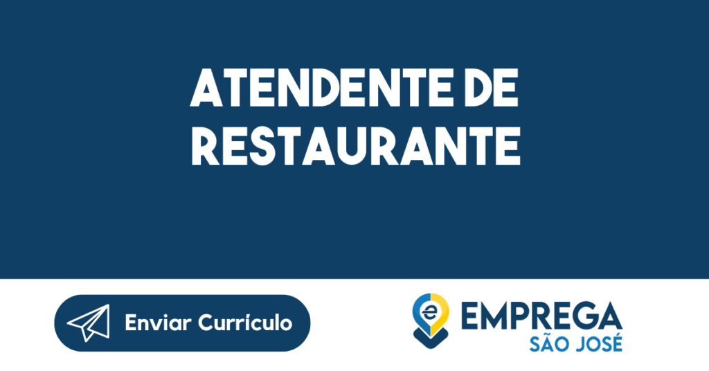 Atendente De Restaurante-São José Dos Campos - Sp 1