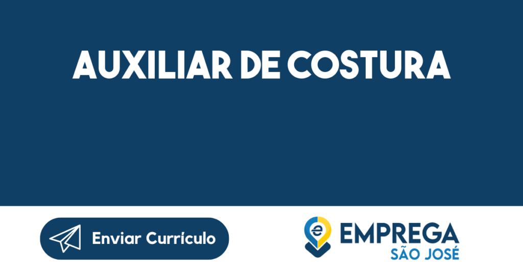 Auxiliar De Costura-São José Dos Campos - Sp 1