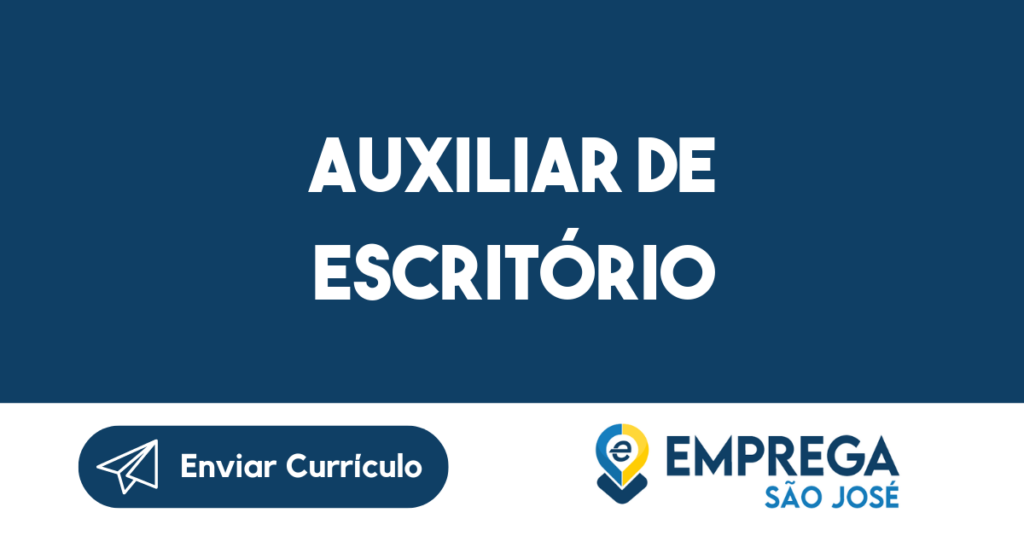 Auxiliar De Escritório -Jacarei - Sp 1