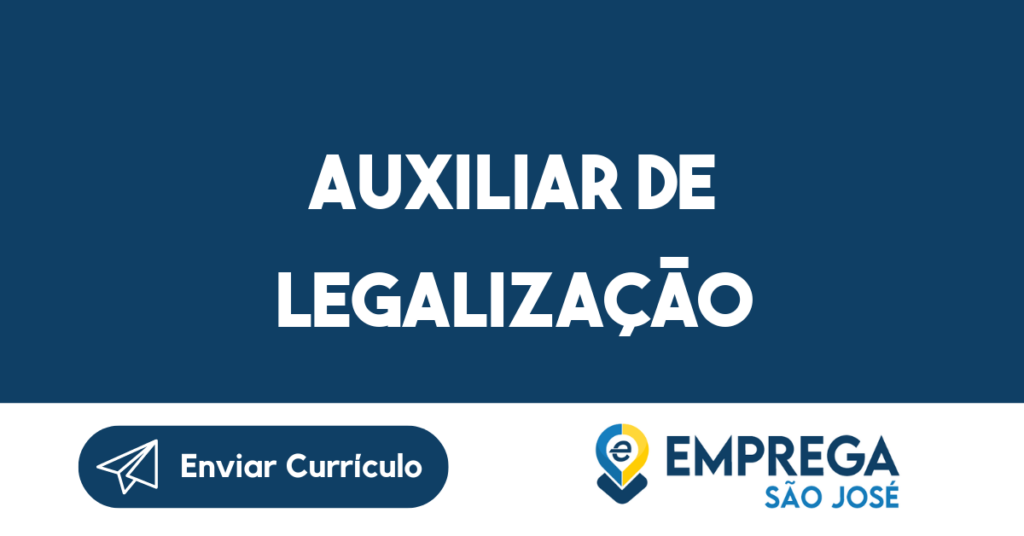 Auxiliar De Legalização-São José Dos Campos - Sp 1