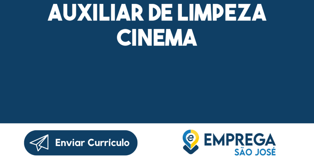 Auxiliar De Limpeza Cinema-São José Dos Campos - Sp 1