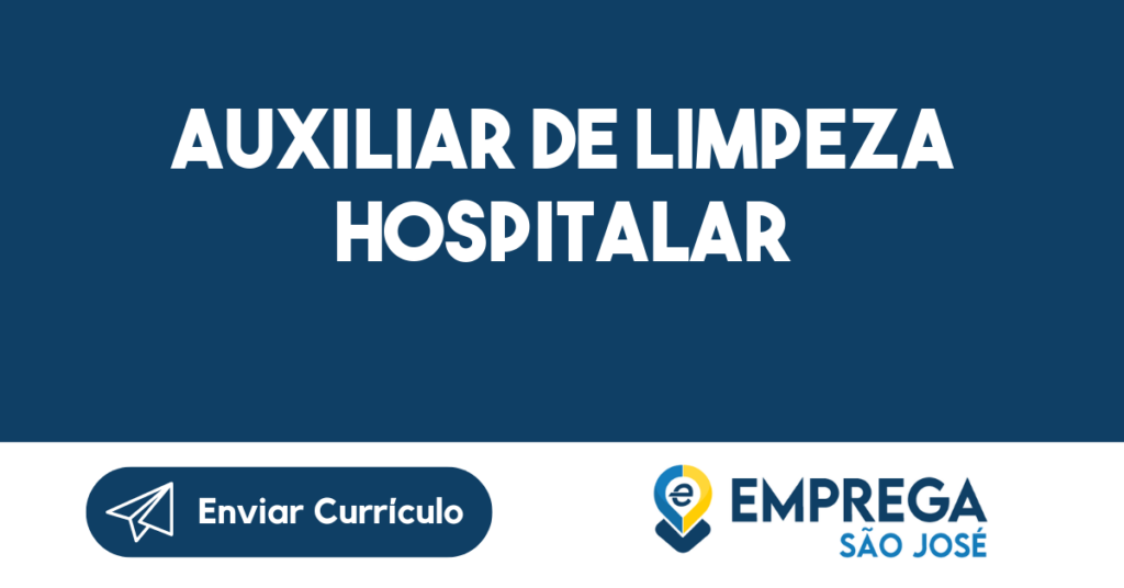 Auxiliar De Limpeza Hospitalar-São José Dos Campos - Sp 1