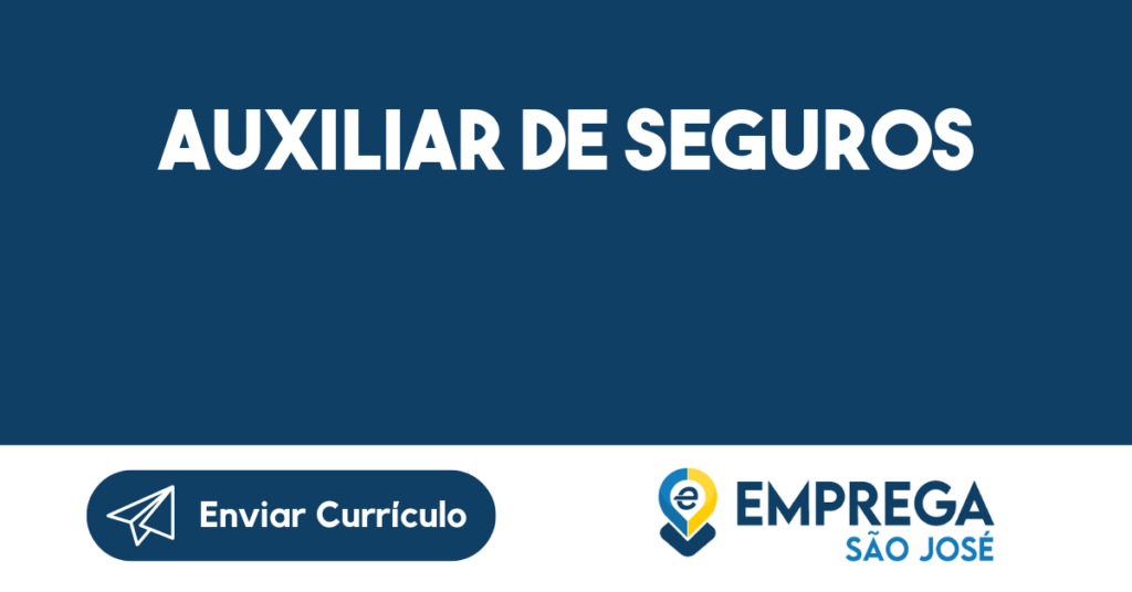 Auxiliar De Seguros-São José Dos Campos - Sp 1