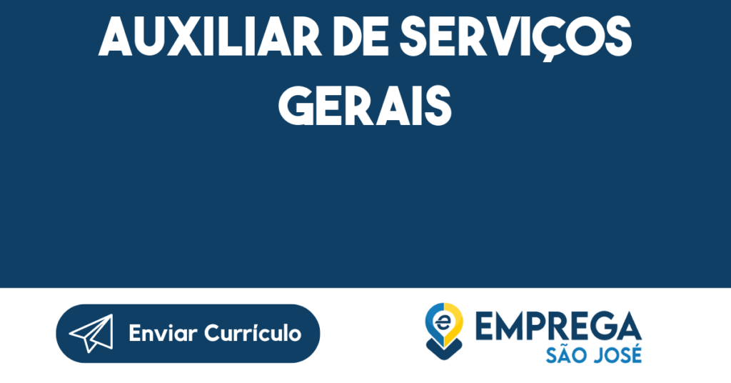 Auxiliar De Serviços Gerais-São José Dos Campos - Sp 1