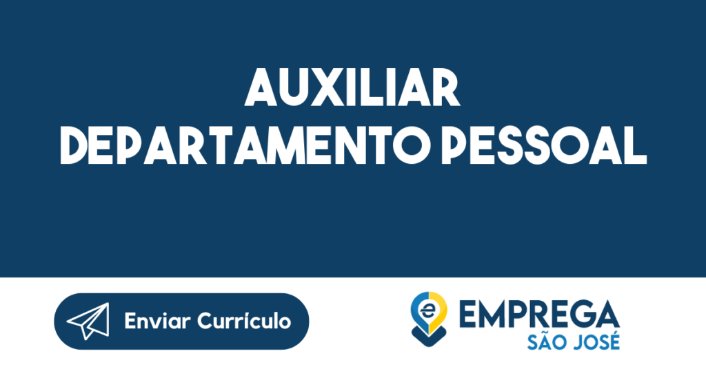 Auxiliar Departamento Pessoal-São José Dos Campos - Sp 1