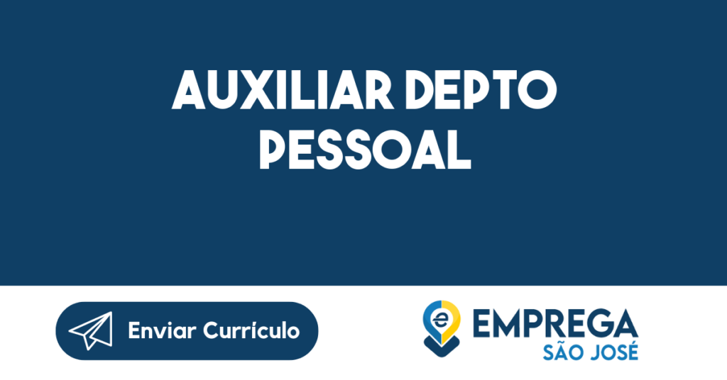 Auxiliar Depto Pessoal-São José Dos Campos - Sp 1