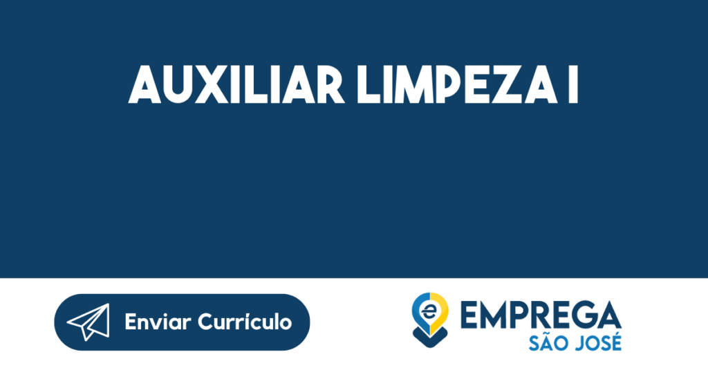 Auxiliar Limpeza I-São José Dos Campos - Sp 1