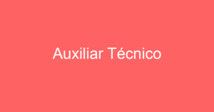 Auxiliar Técnico 15