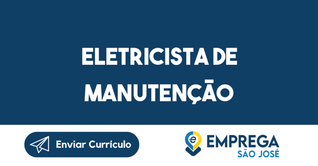 Eletricista De Manutenção-São José Dos Campos - Sp 1