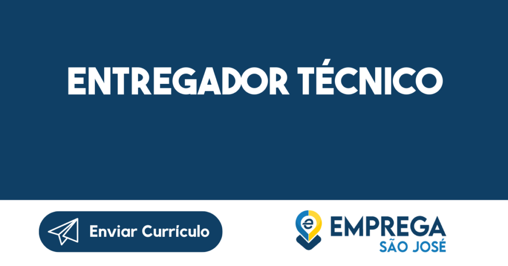 Entregador Técnico-São José Dos Campos - Sp 1