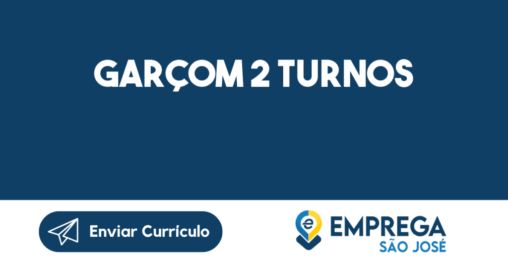 Garçom 2 Turnos-São José Dos Campos - Sp 1