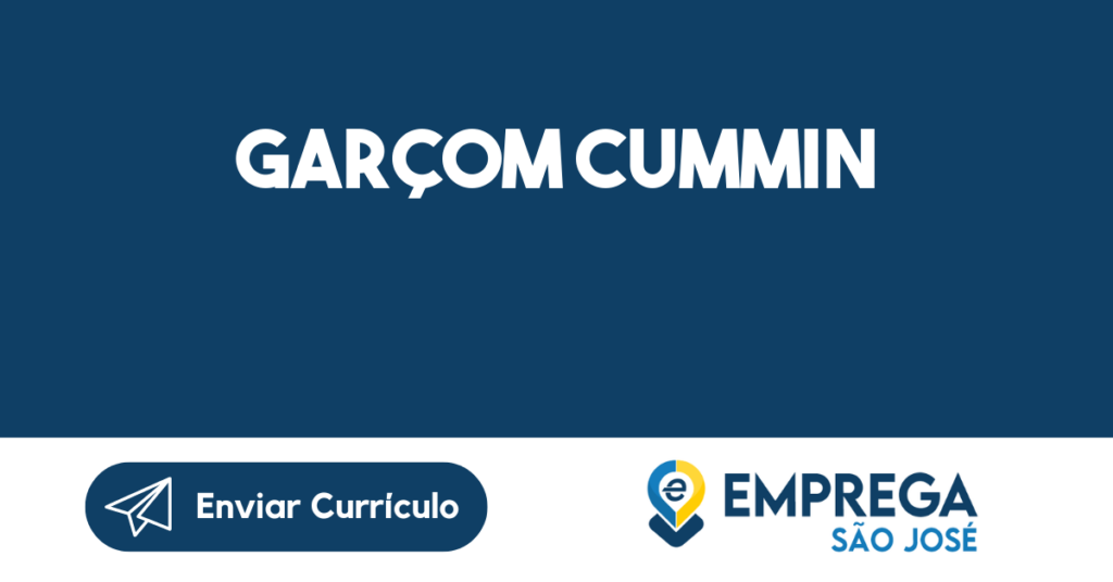 Garçom Cummin-São José Dos Campos - Sp 1