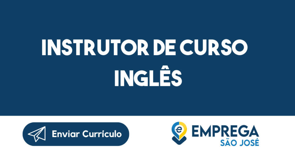 Instrutor De Curso Inglês-São José Dos Campos - Sp 1