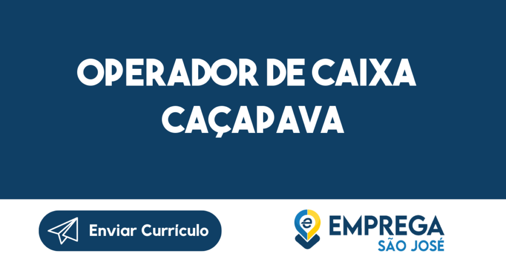 Operador De Caixa Caçapava-Caçapava - Sp 1