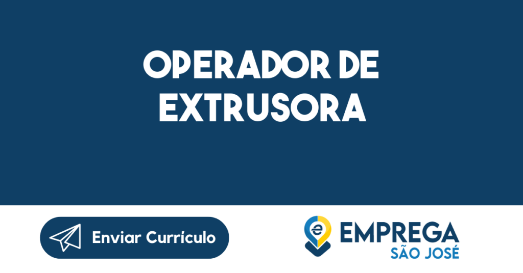 Operador De Extrusora-Jacarei - Sp 1