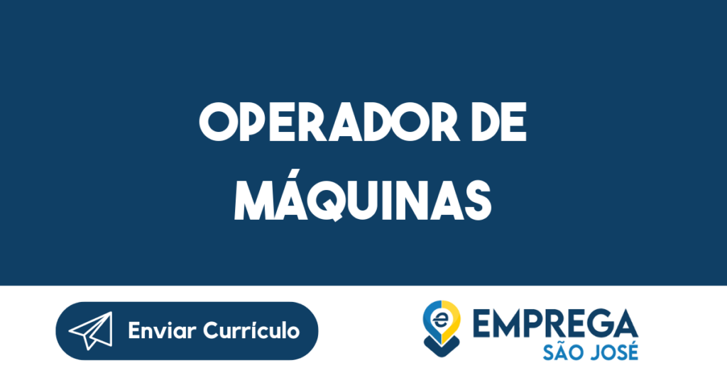 Operador De Máquinas-São José Dos Campos - Sp 1