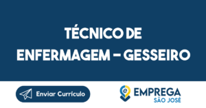 Técnico De Enfermagem - Gesseiro-São José Dos Campos - Sp 12