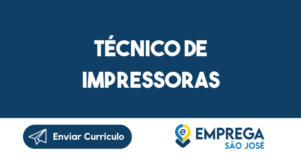 Técnico De Impressoras-São José Dos Campos - Sp 1