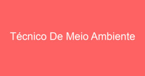 Técnico De Meio Ambiente 11