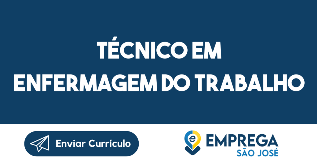 Técnico Em Enfermagem Do Trabalho-Jacarei - Sp 1