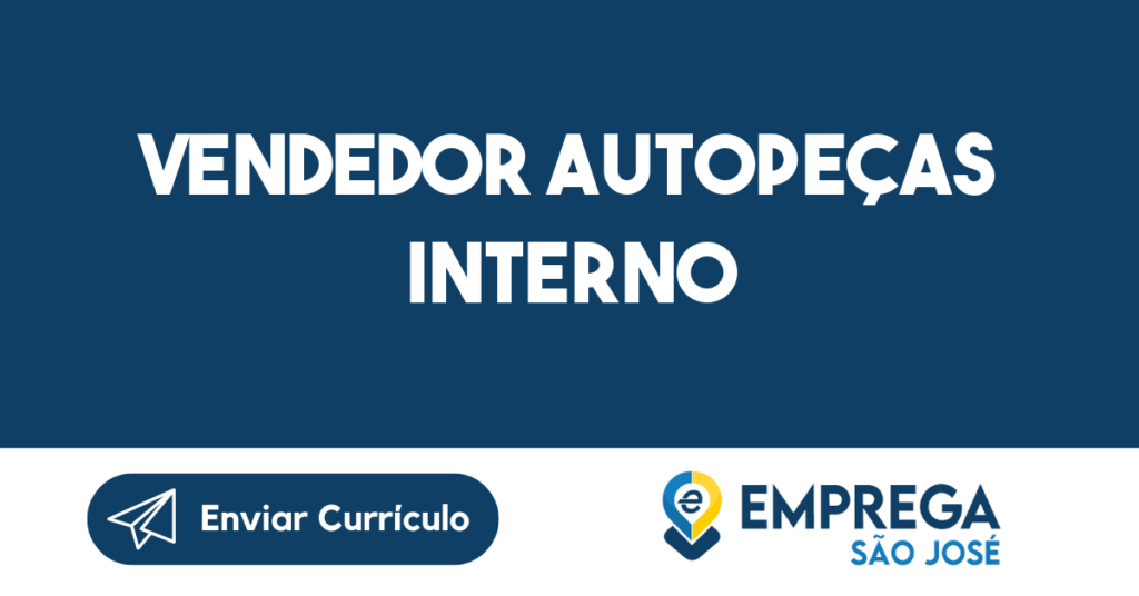 Vendedor Autopeças Interno -São José Dos Campos - Sp 1