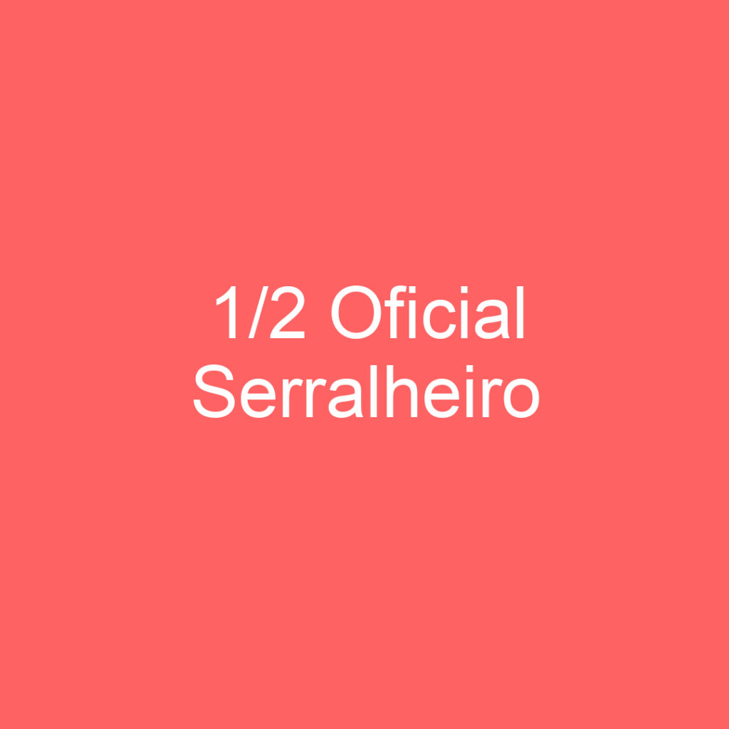 1/2 Oficial Serralheiro 1