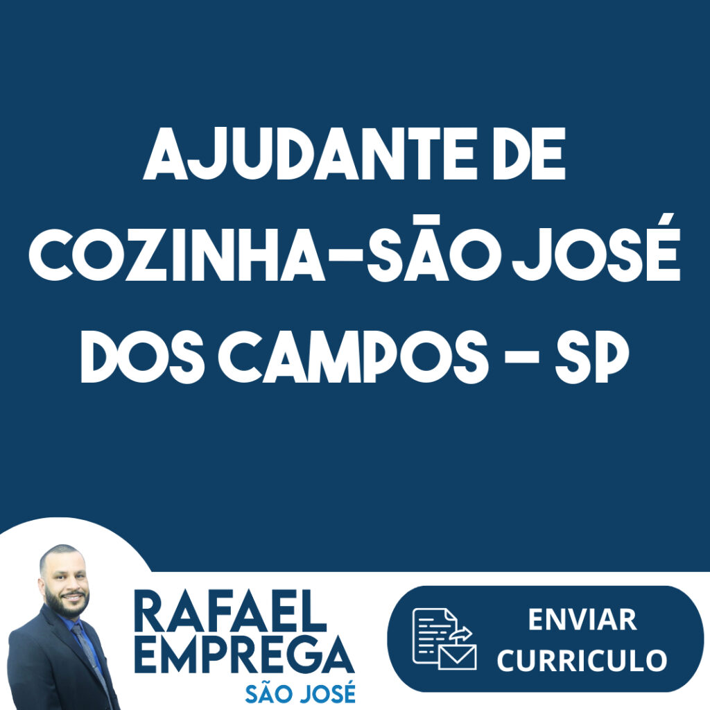 Ajudante De Cozinha-São José Dos Campos - Sp 1