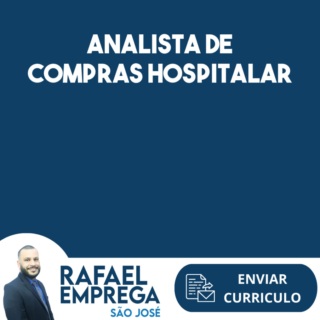 Analista De Compras Hospitalar-São José Dos Campos - Sp 1