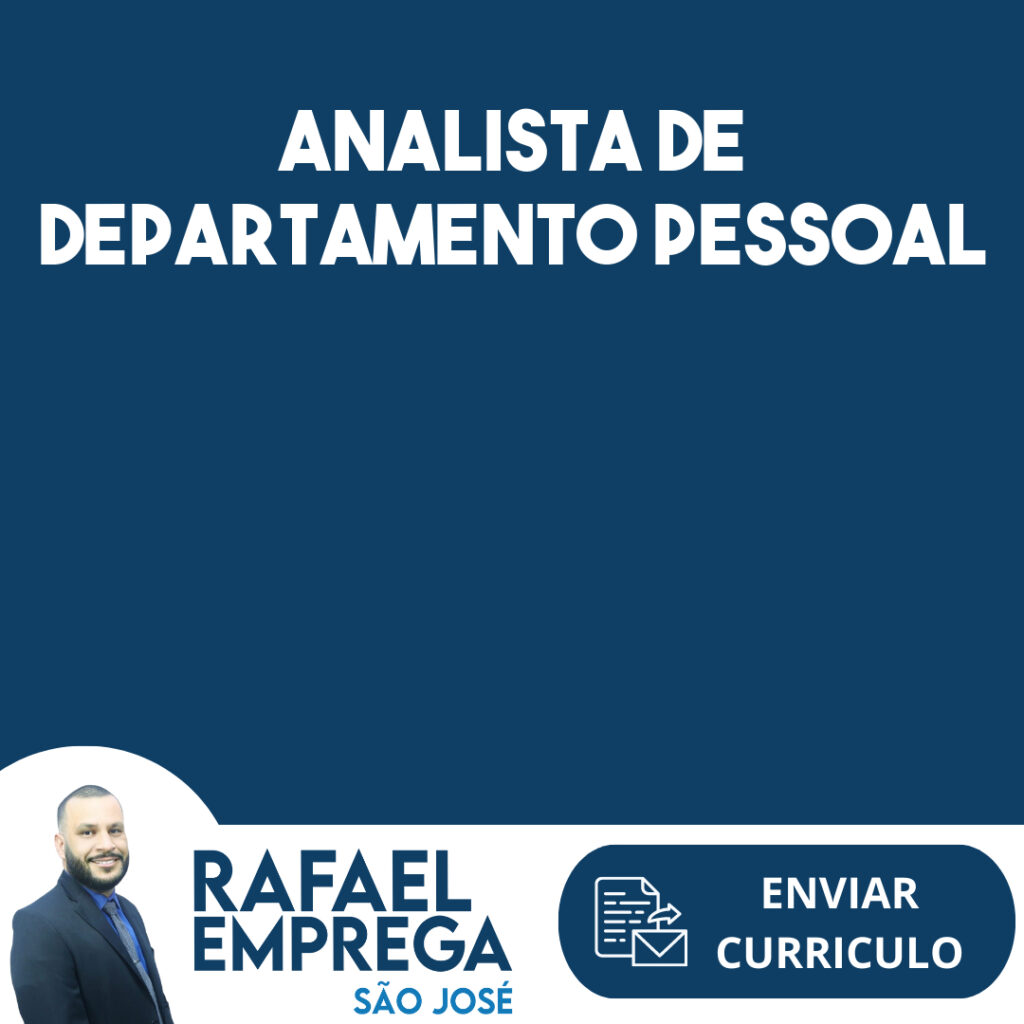 Analista De Departamento Pessoal-Jacarei - Sp 1