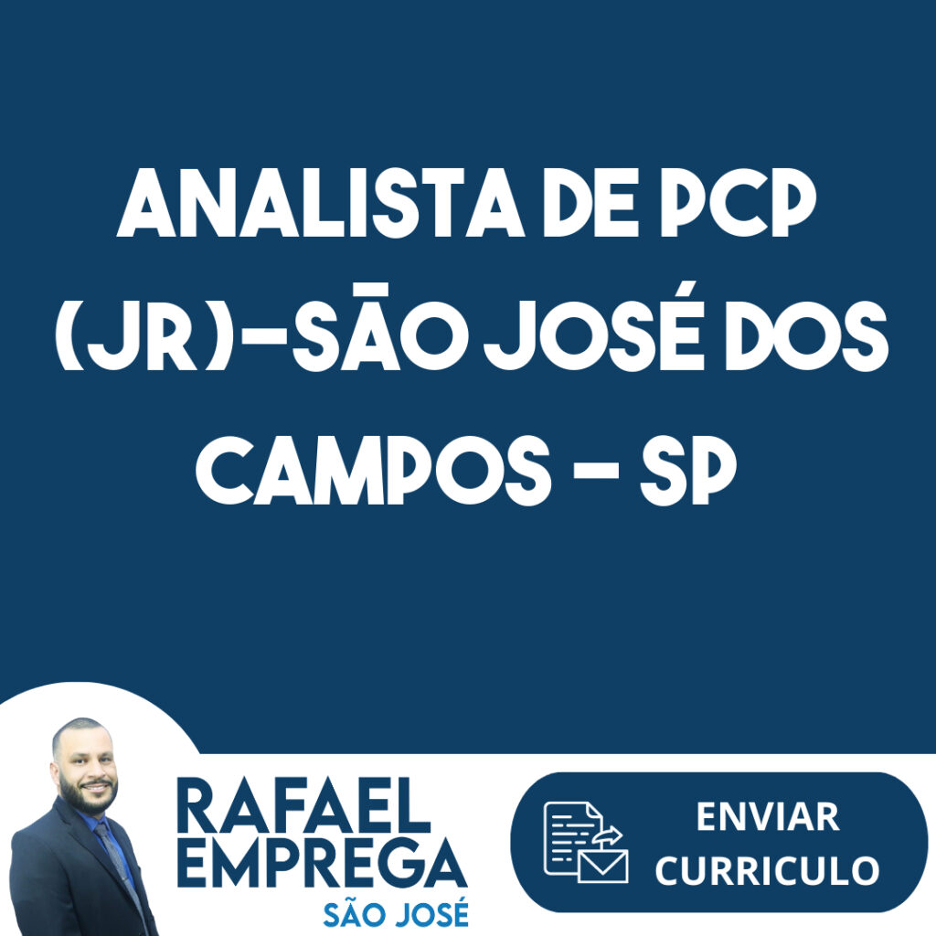 Analista De Pcp (Jr)-São José Dos Campos - Sp 1