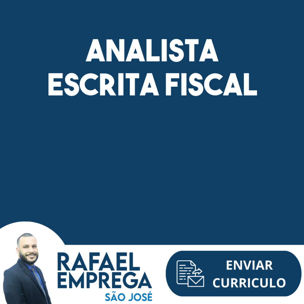 Analista Escrita Fiscal -São José Dos Campos - Sp 1