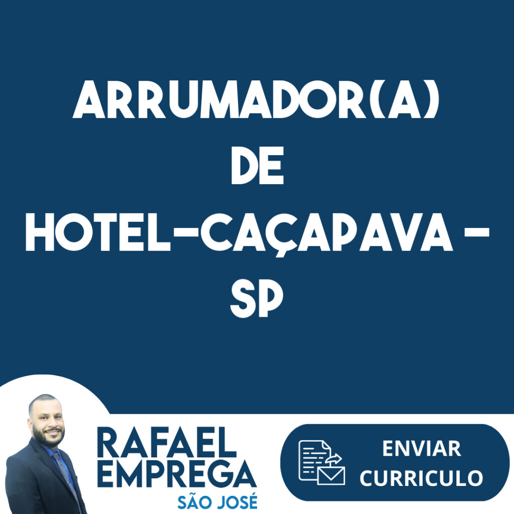 Arrumador(A) De Hotel-Caçapava - Sp 1