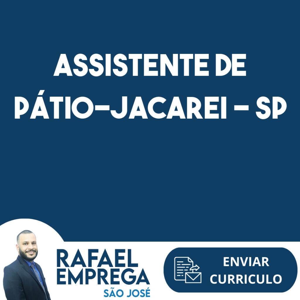 Assistente De Pátio-Jacarei - Sp 1