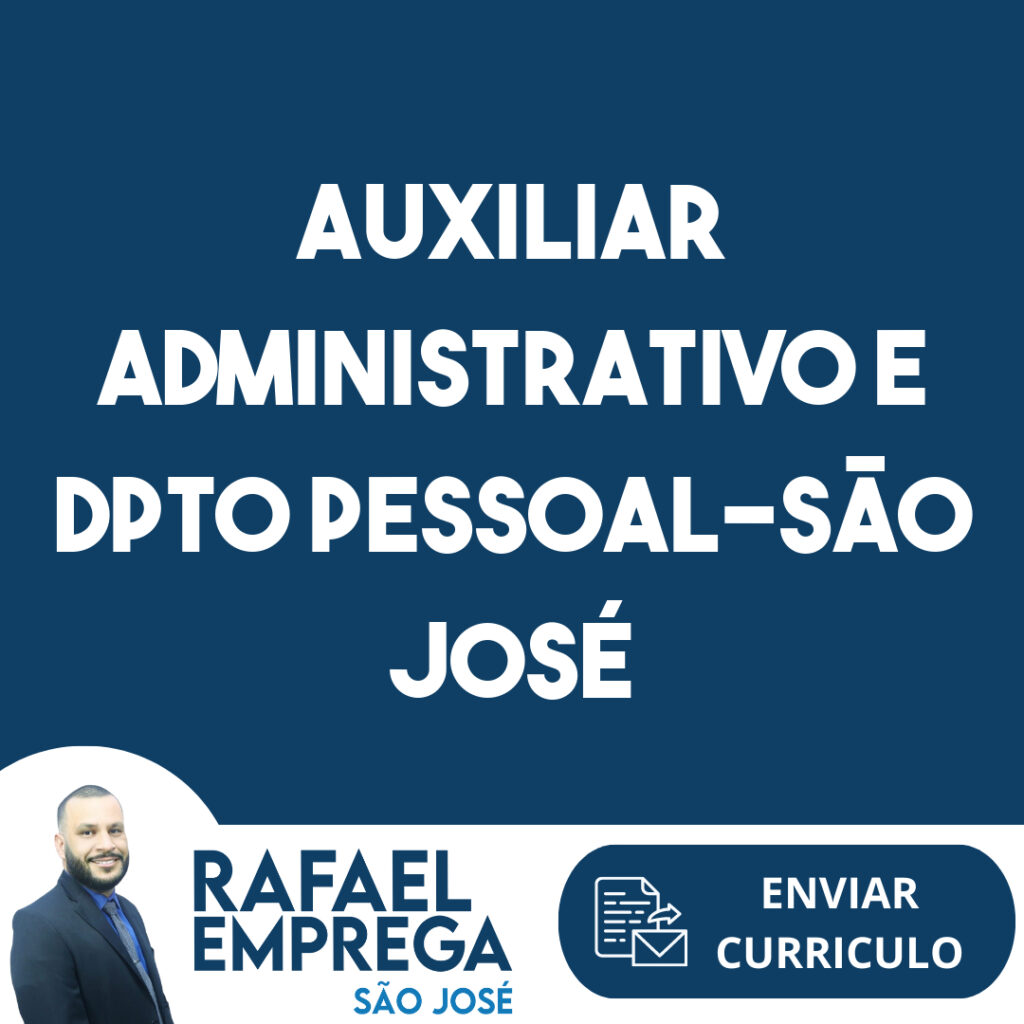 Auxiliar Administrativo E Dpto Pessoal-São José Dos Campos - Sp 1