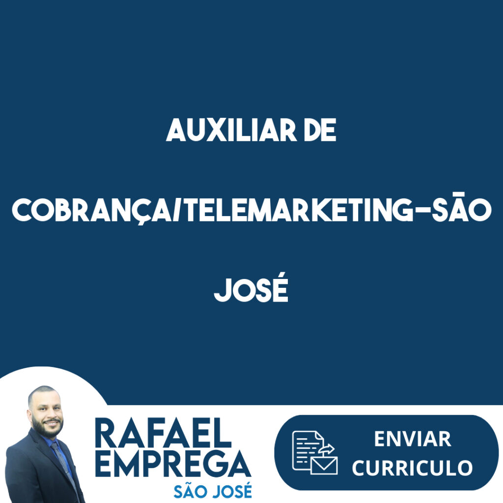 Auxiliar De Cobrança/Telemarketing-São José Dos Campos - Sp 1