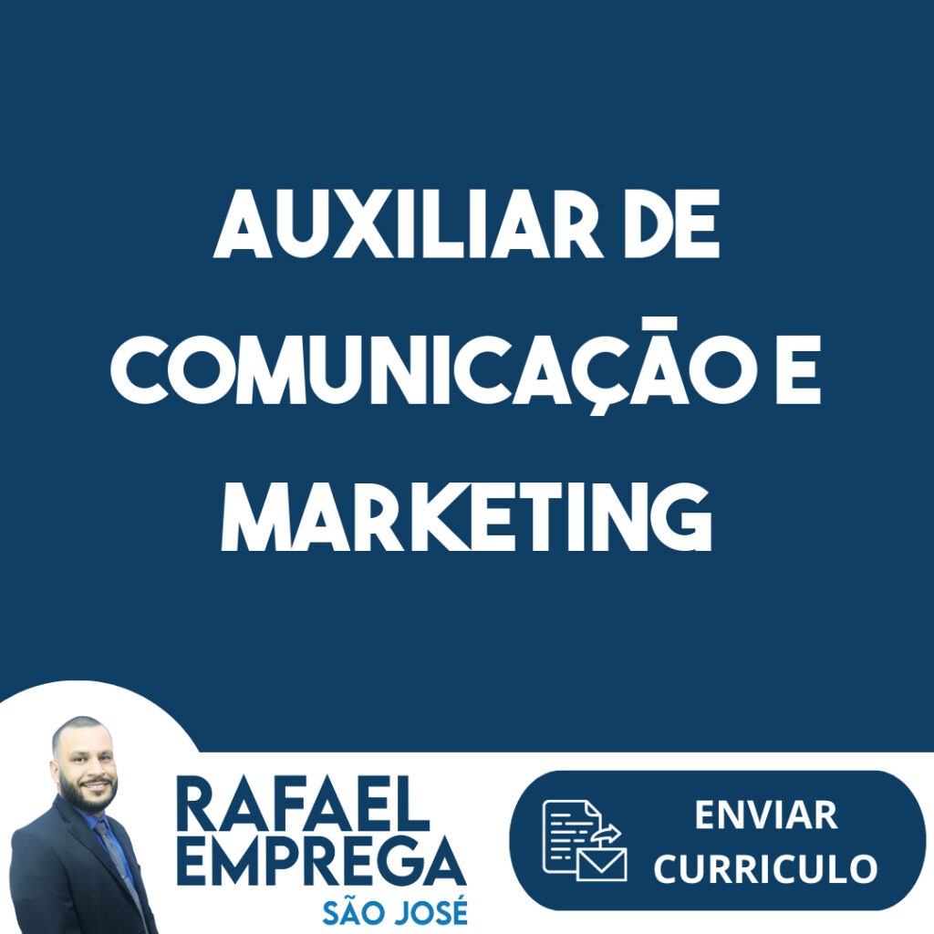 Auxiliar De Comunicação E Marketing-São José Dos Campos - Sp 1