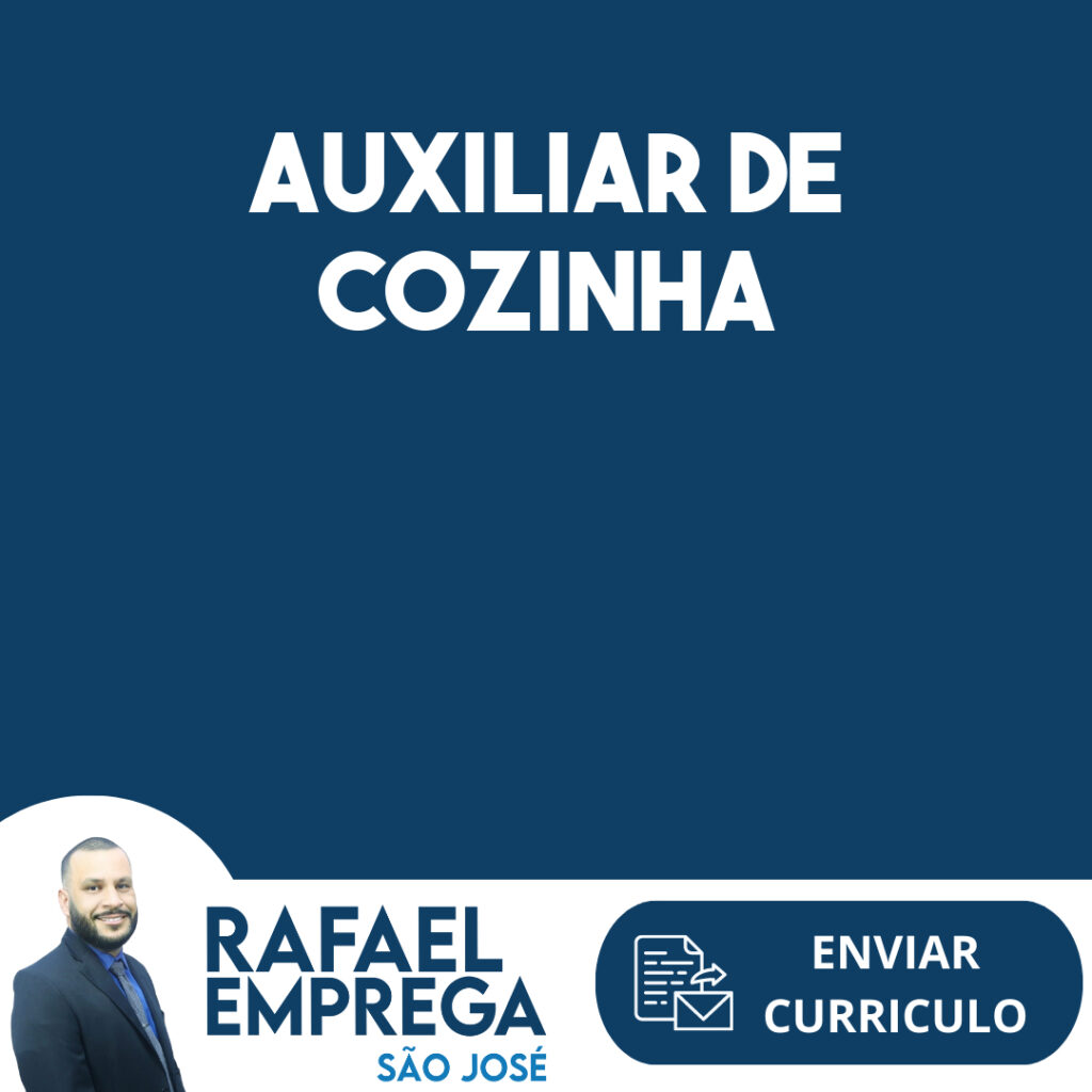 Auxiliar De Cozinha-São José Dos Campos - Sp 1