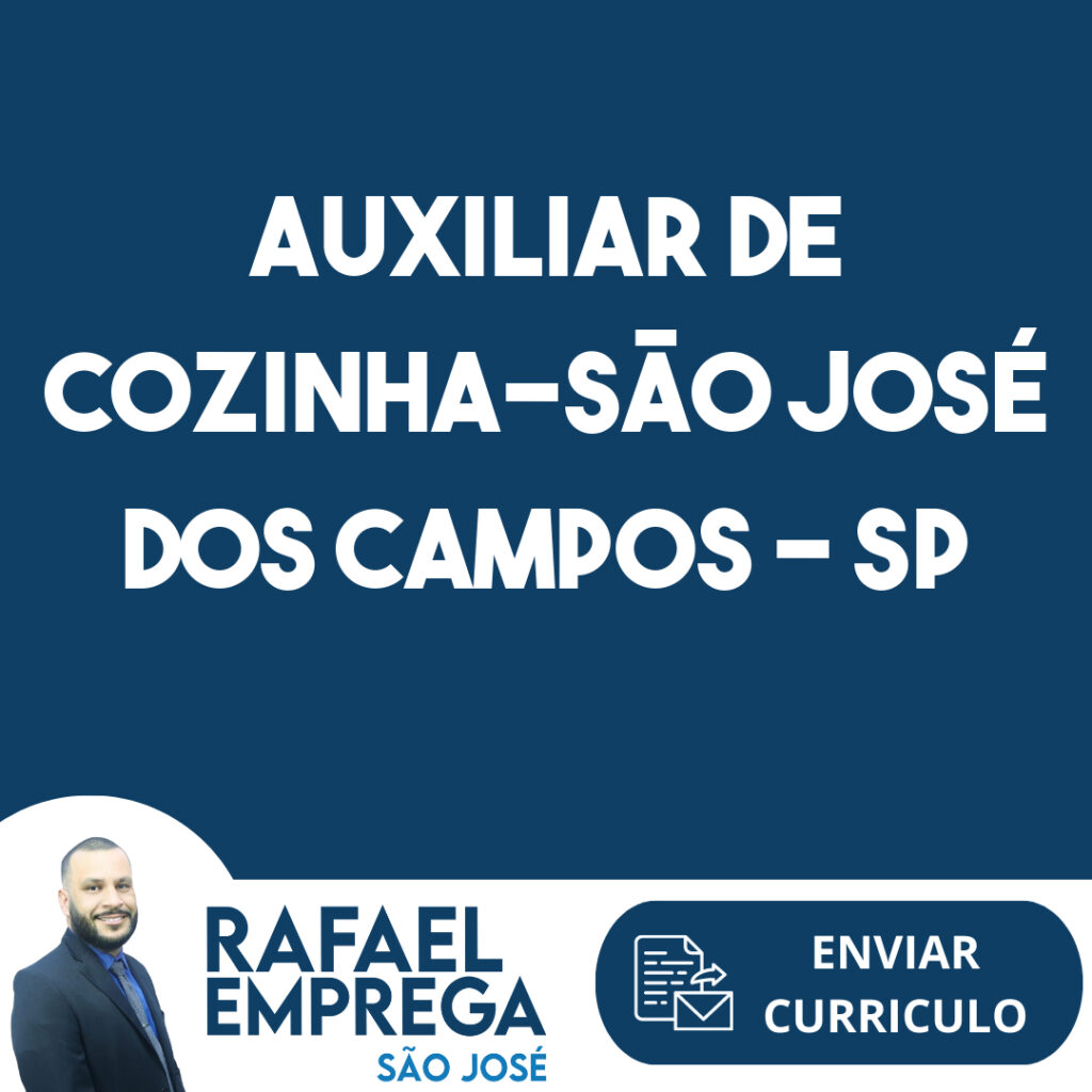 Auxiliar De Cozinha-São José Dos Campos - Sp 1