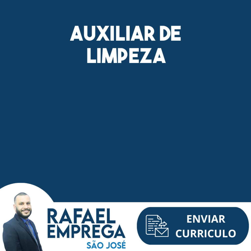 Auxiliar De Limpeza-São José Dos Campos - Sp 1