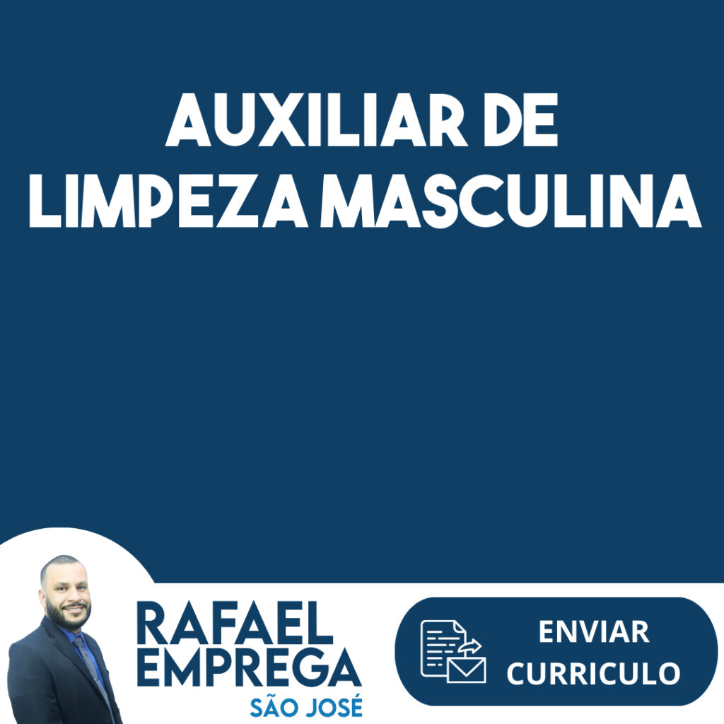 Auxiliar De Limpeza Masculina-São José Dos Campos - Sp 1