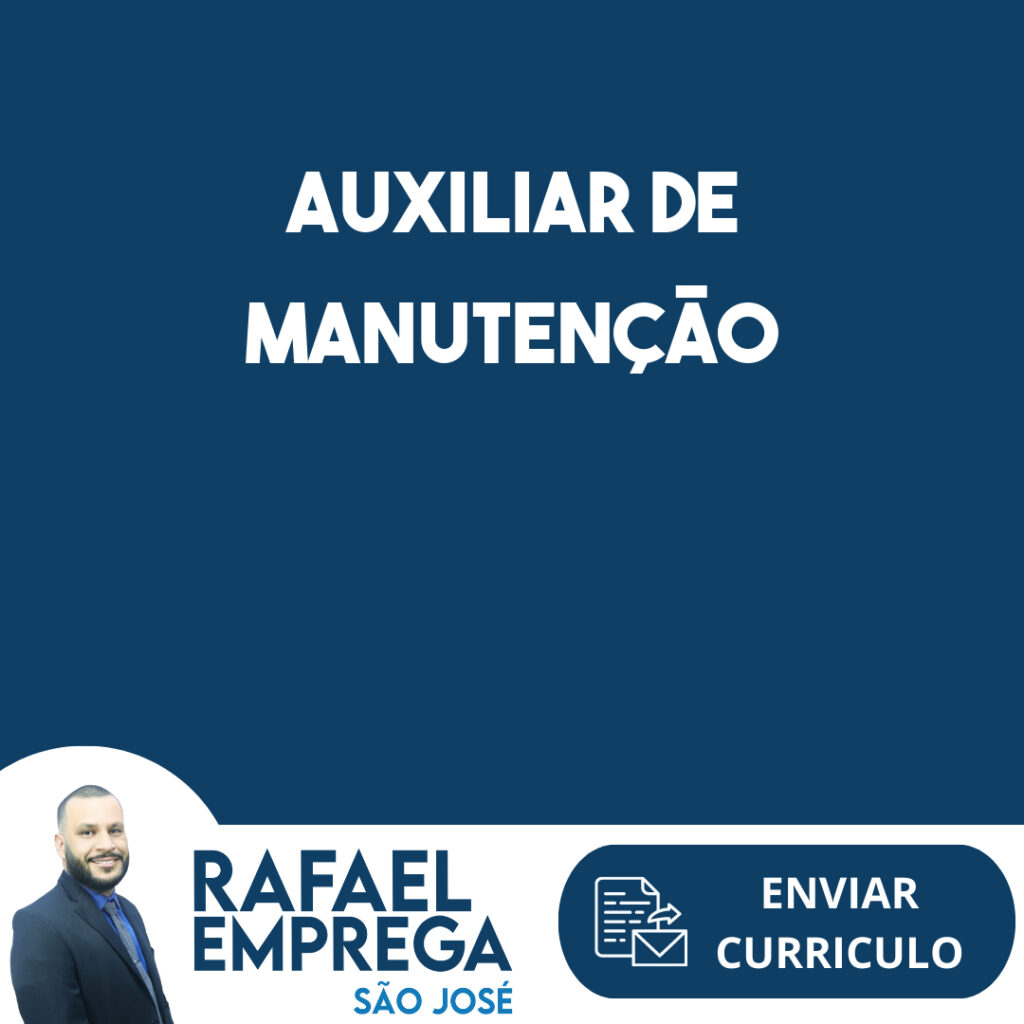 Auxiliar De Manutenção-São José Dos Campos - Sp 1