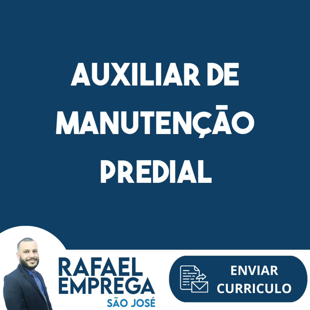 Auxiliar De Manutenção Predial-São José Dos Campos - Sp 1