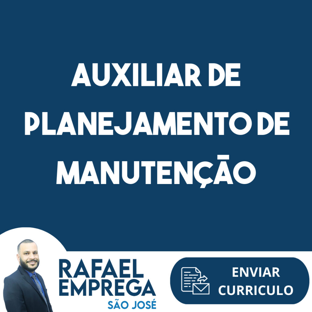 Auxiliar De Planejamento De Manutenção-São José Dos Campos - Sp 1