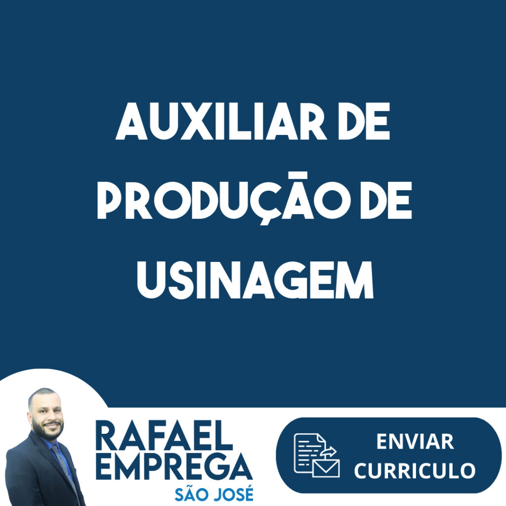 Auxiliar De Produção De Usinagem-São José Dos Campos - Sp 1