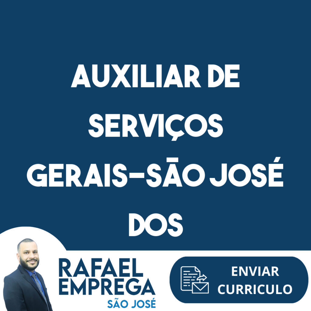 Auxiliar De Serviços Gerais-São José Dos Campos - Sp 1