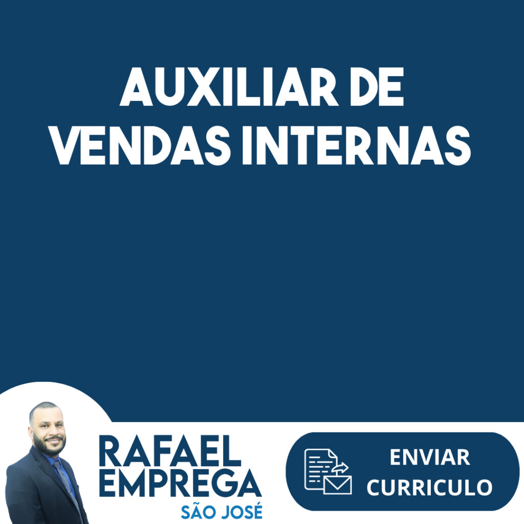 Auxiliar De Vendas Internas-Jacarei - Sp 1