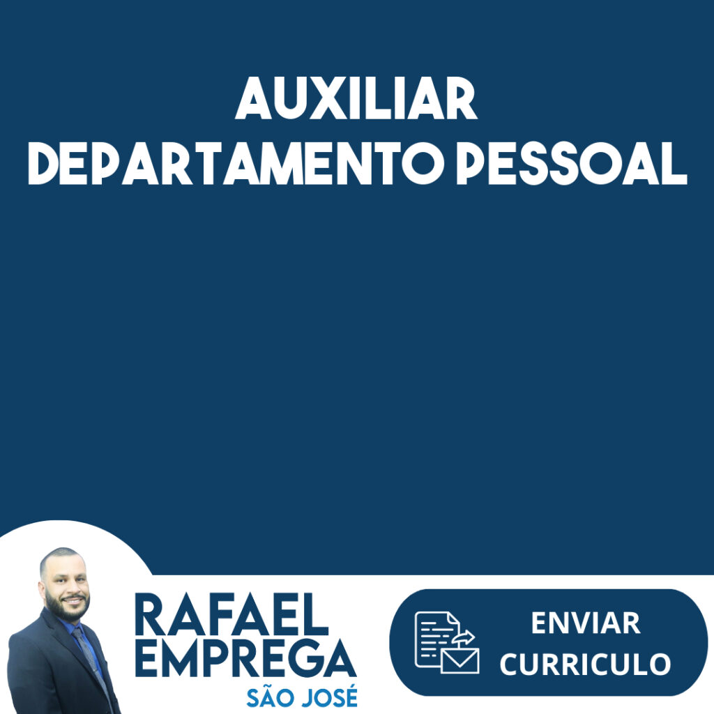 Auxiliar Departamento Pessoal-São José Dos Campos - Sp 1